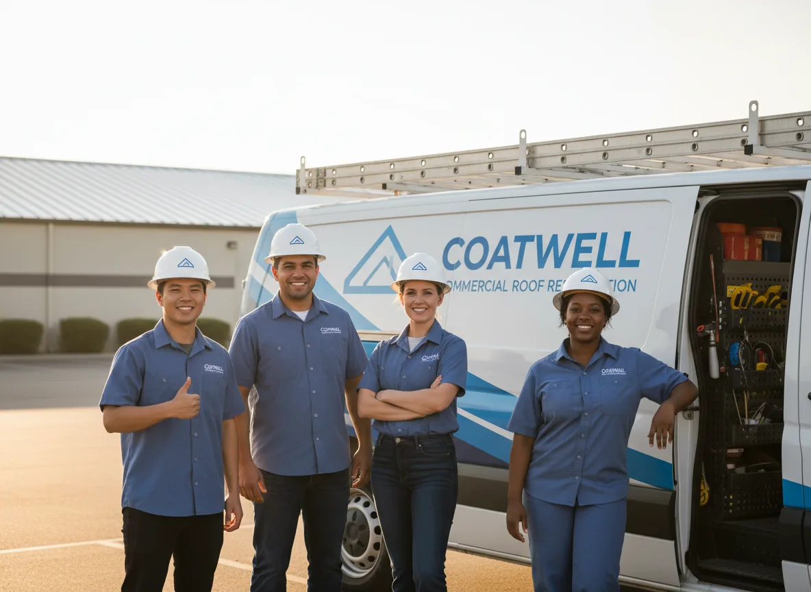 Commercial roof coating company in Edgewood, IA
